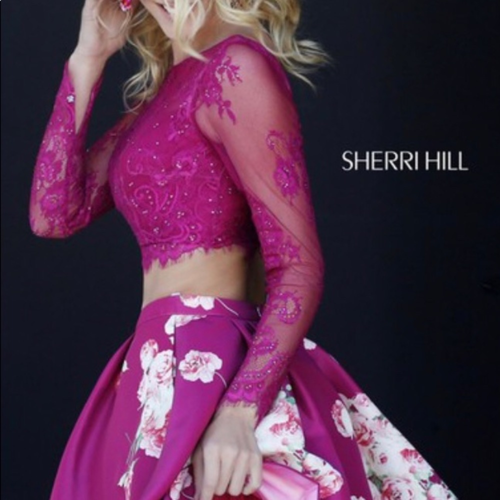 Sherri Hill Two Piece Short Dress